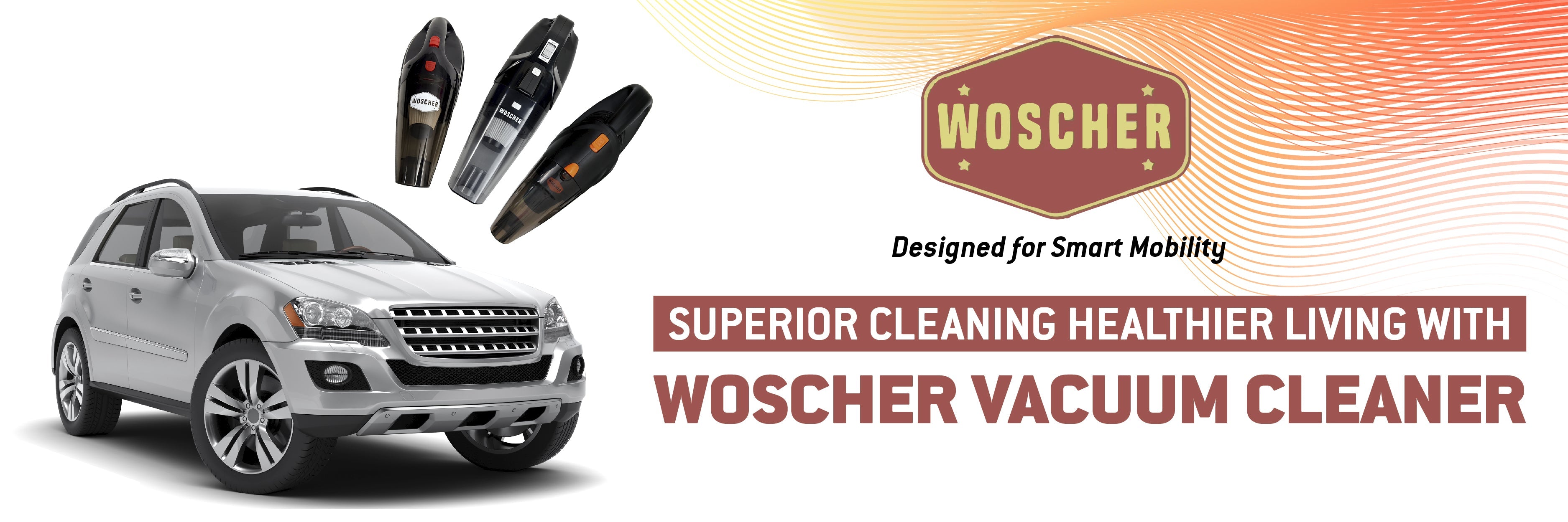 Woscher 2003 High Power Auto Car Vacuum Cleaner