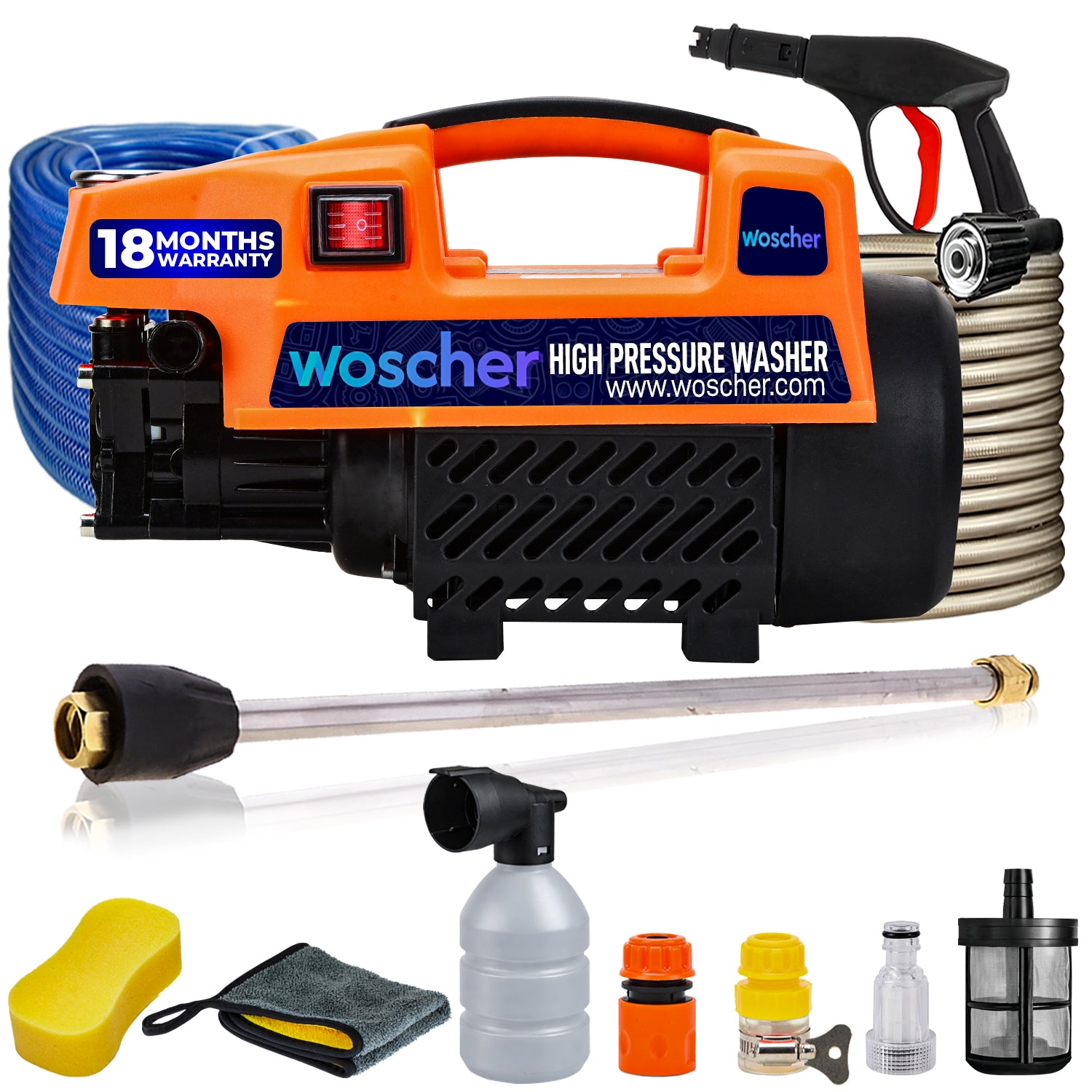 Woscher 878 Waterpro High Pressure Washer - Image 1