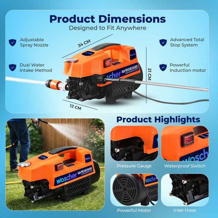 Buy Woscher 878 Waterpro High Pressure Washer Pump Online