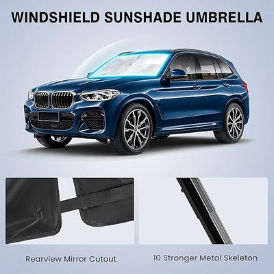 Woscher- U28 Car Sun Shade Windshield Cover