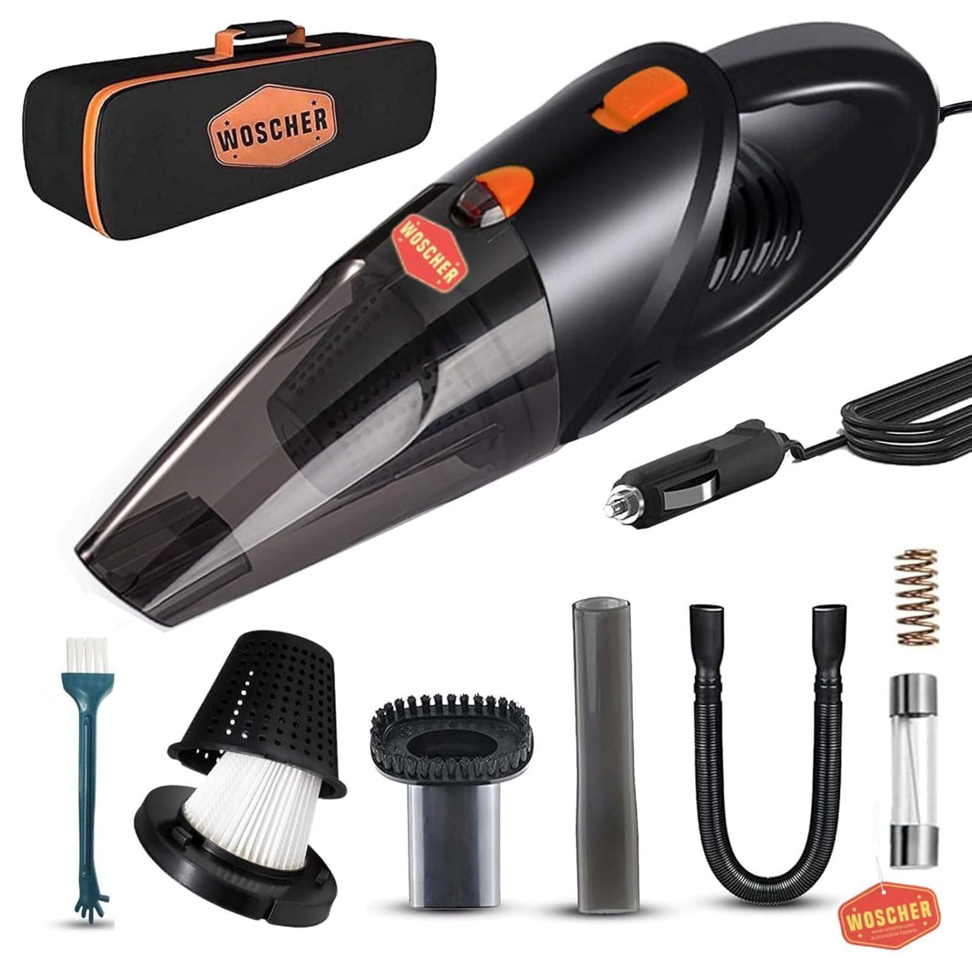 Woscher 2003 High Power Auto Car Vacuum Cleaner