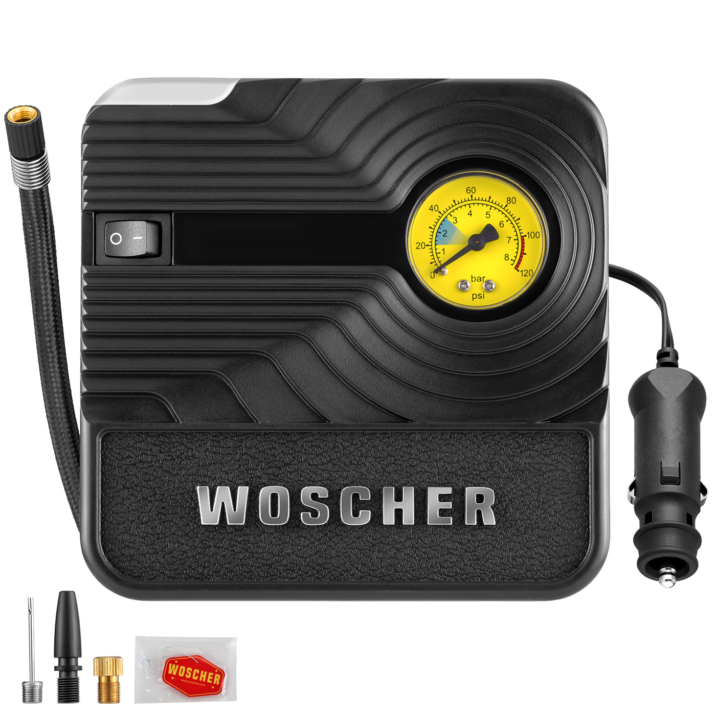 Woscher 801 Rapid Performance Portable Car Tyre Inflator