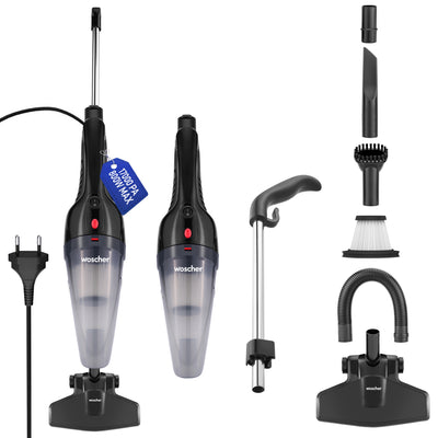 WOSCHER 908K 2in1 Vacuum Cleaner Handheld with Stick & Floor Brush