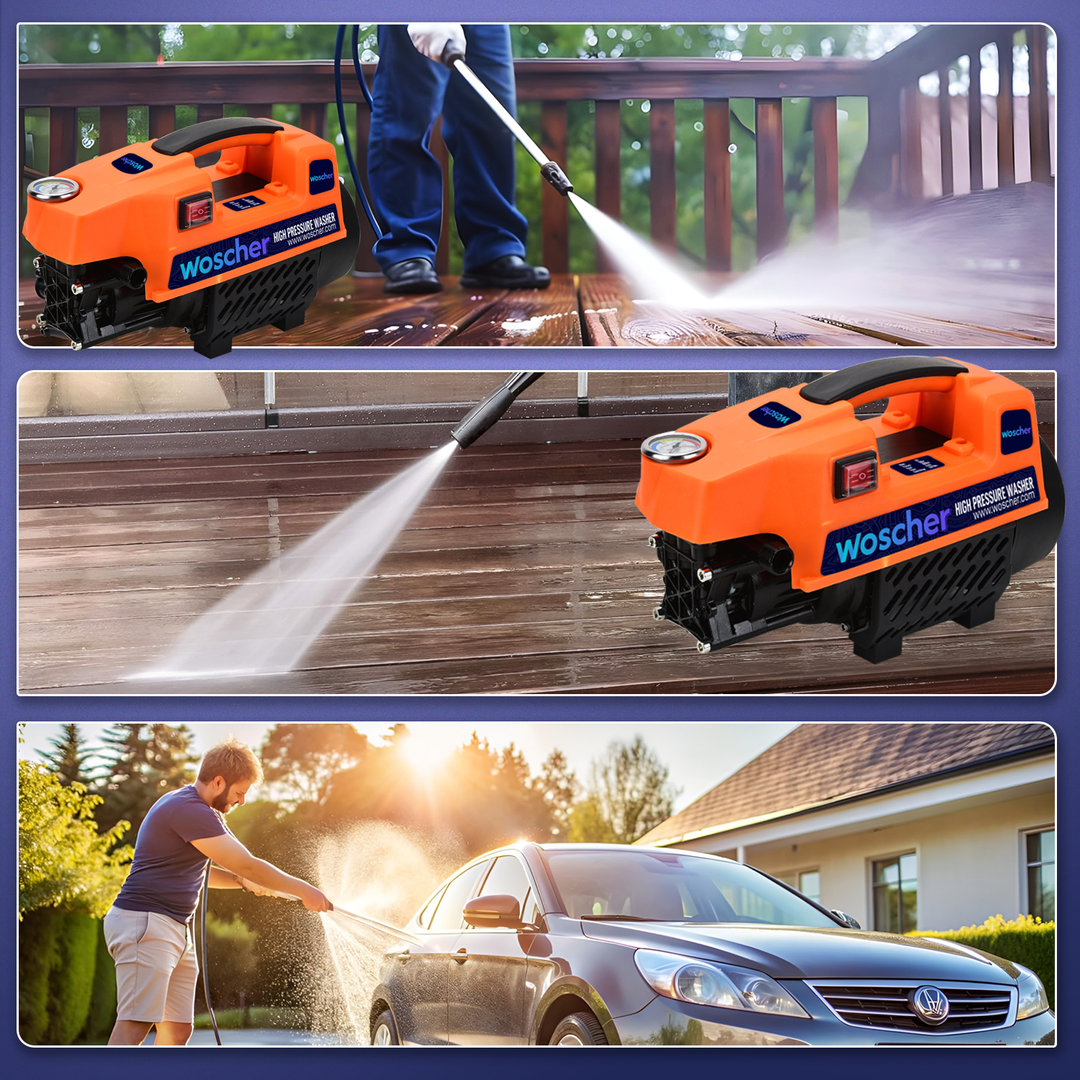 Woscher 878 Waterpro High Pressure Washer For Car