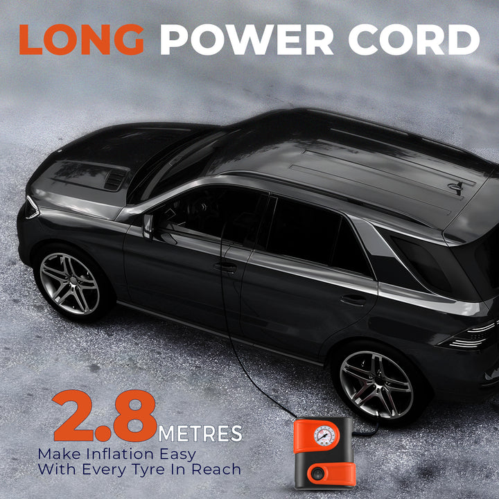 Buy Woscher 1610 12V DC Portable Mini Car Tyre Inflator