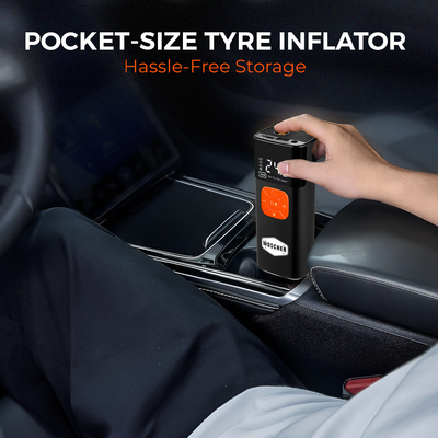 Woscher ‎i6 Tyre Portable Inflator Pump for Car & Bike