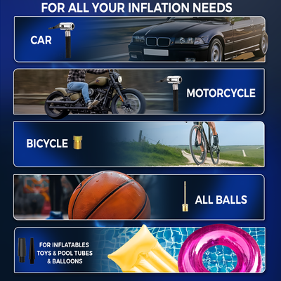 Woscher ‎i6 Tyre Portable Inflator Pump for Car & Bike