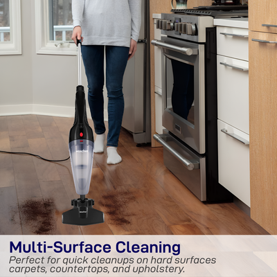 WOSCHER 908K 2in1 Vacuum Cleaner Handheld with Stick & Floor Brush