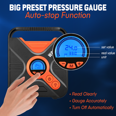 Woscher Pro Power 802D Digital Car Tyre Inflator