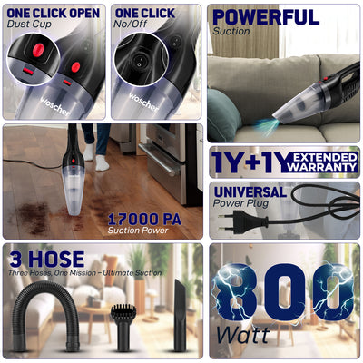 WOSCHER 909J Wave Clean Vacuum Cleaner