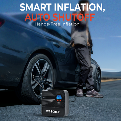 Woscher 801D Rapid Performance Portable Car Tyre Inflator
