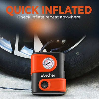 Woscher 1610 Portable Mini Car Tyre Inflator