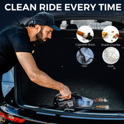 Woscher 578D 2in1 Car Tyre Inflator & Vacuum Cleaner with Digital Display