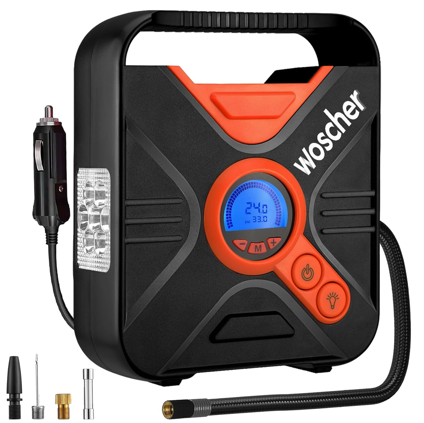 Woscher Pro Power 802D Digital Car Tyre Inflator
