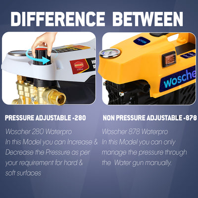 Woscher 878Y Waterpro High Pressure Washer For Car