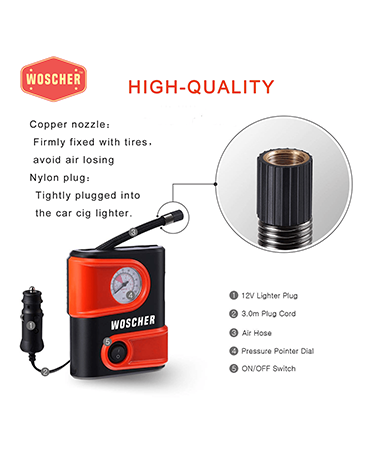 woscher 1610 tyre inflator