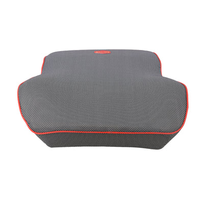Woscher 1211 Memory Foam Back Rest Support (Grey Red)